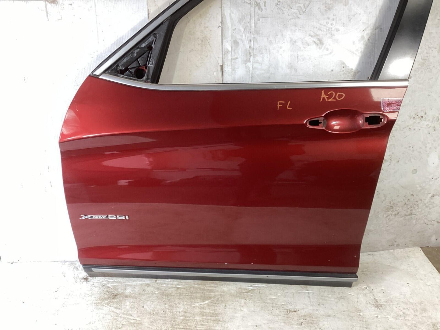 2011-2014 BMW X3 Front Left Driver Side Door Shell Panel OEM.
