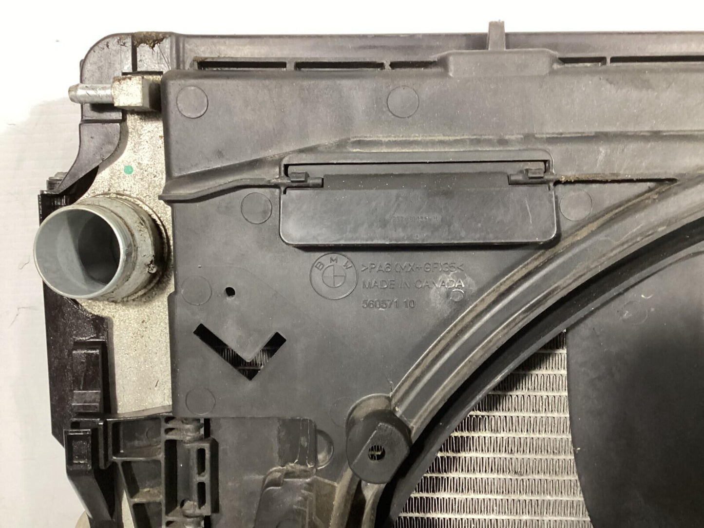 2007-2013 BMW E70 X5 Radiator Condenser Intercooler w & Electric Cooling Fan OEM