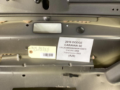 2011-2018 Dodge Caravan Rear Tailgate Liftgate Shell Panel W/ Glass OEM