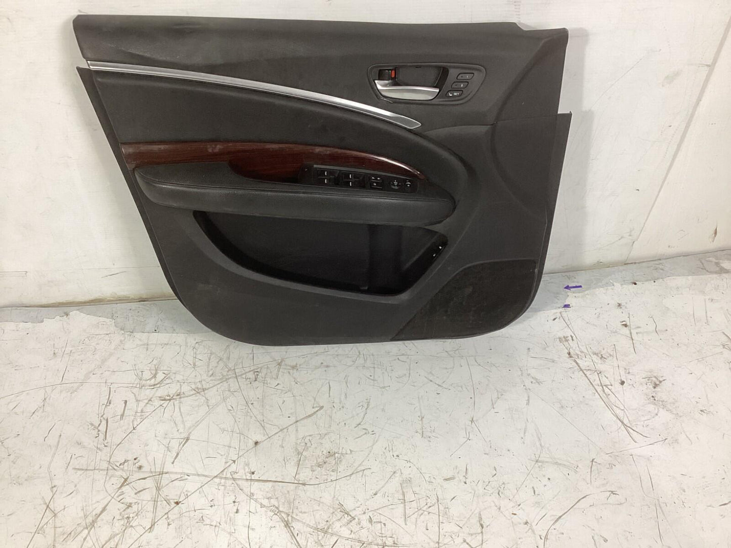 2014 - 2020 Acura MDX Front & Rear Left Side Interior Door Trim Panel OEM.