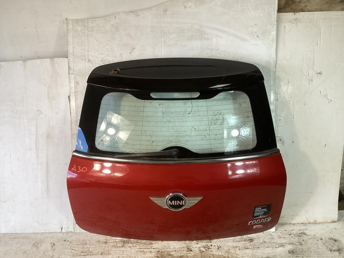 2011-2016 Mini Countryman Tailgate Liftgate Back Door Shell Panel w/ Glass OEM.