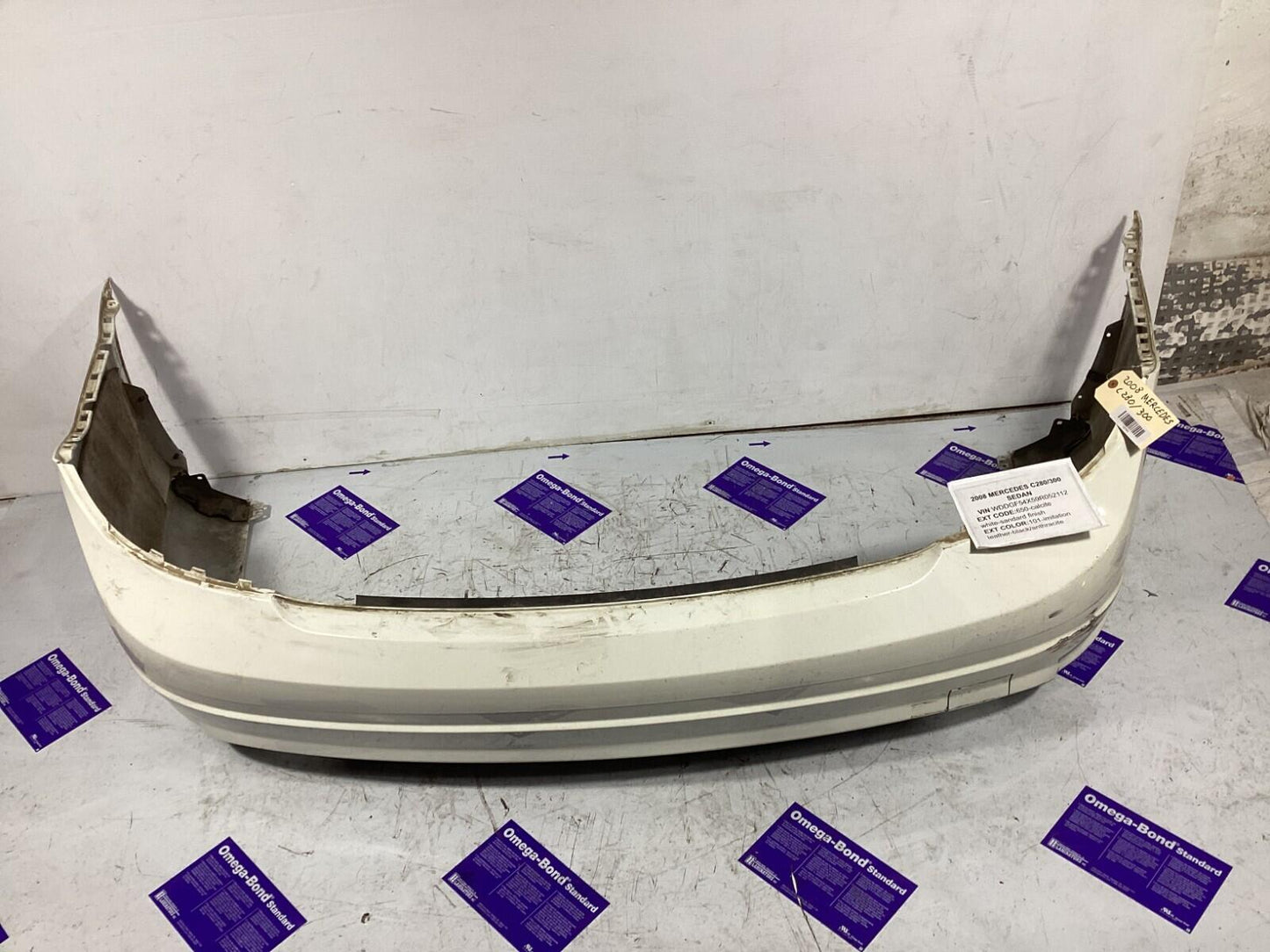 2008-2011 Mercedes-Benz C300 Rear Bumper Cover Assembly OEM .