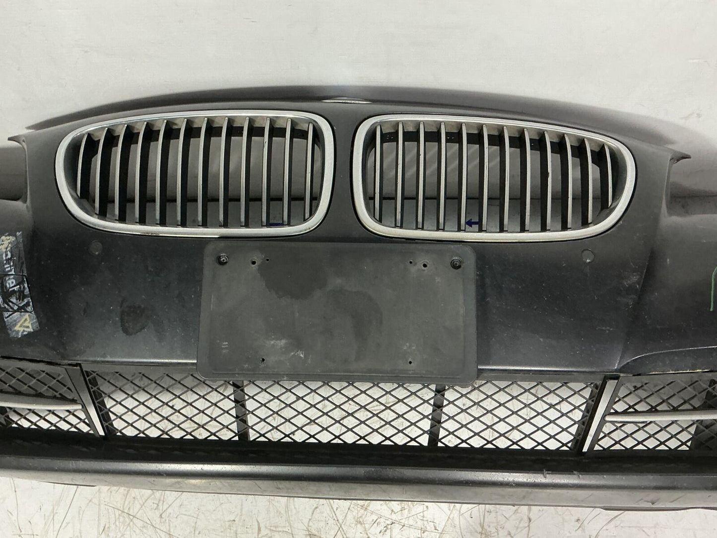 2011-2013 BMW 535i xDrive Front Bumper Cover w/ PDC Sensors & Fog Light OEM.