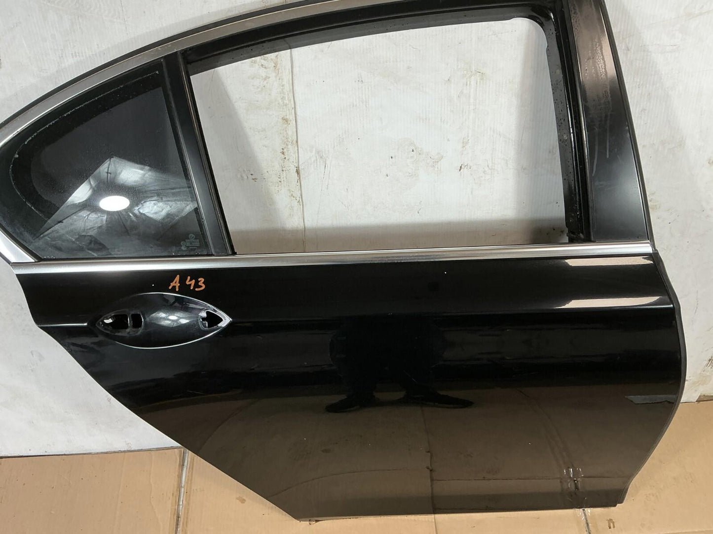 2009 - 2015 BMW 740i F01 Rear Right Passenger Side Door Shell Panel OEM.