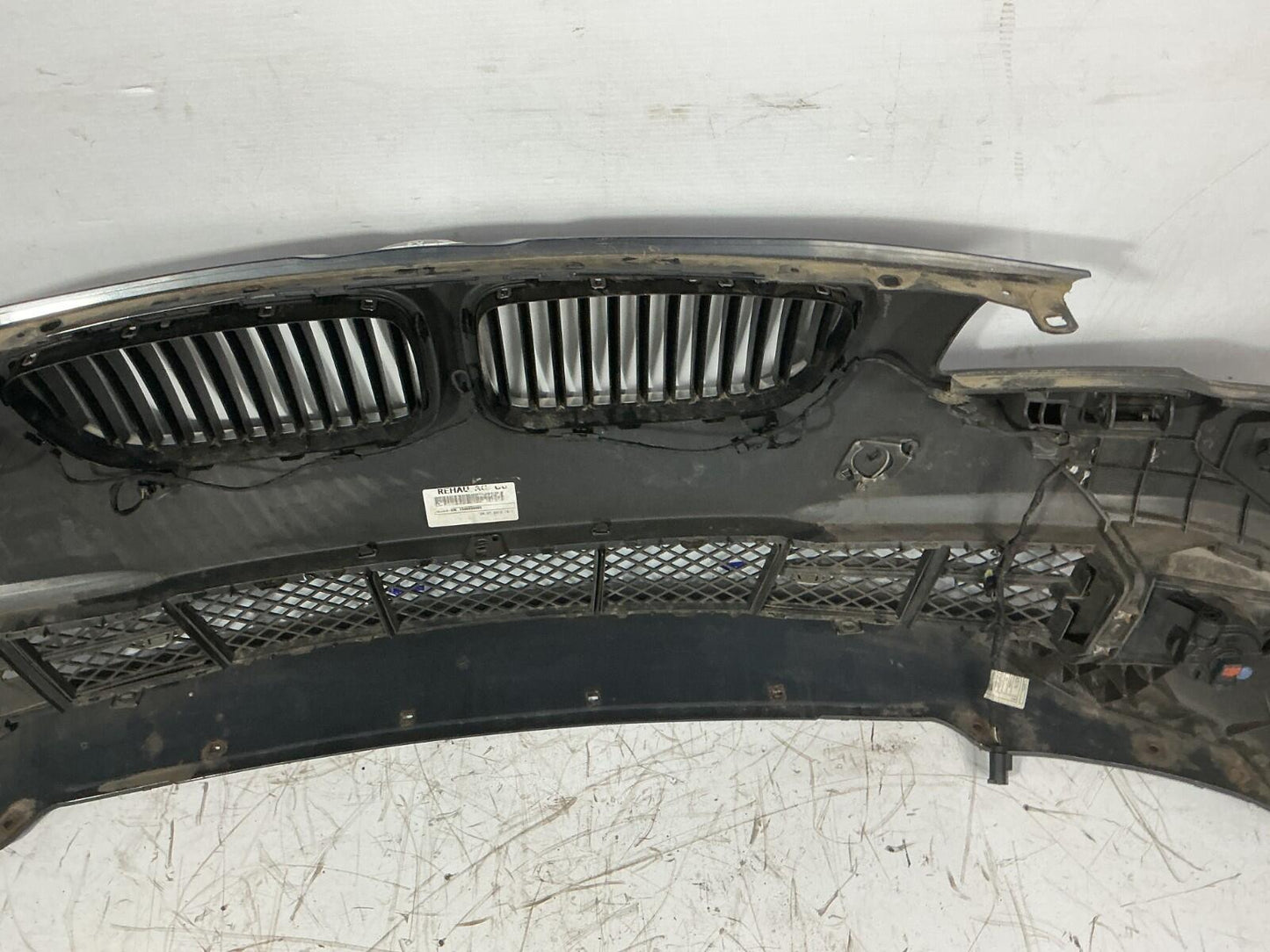 2011-2013 BMW 535i xDrive Front Bumper Cover w/ PDC Sensors & Fog Light OEM.