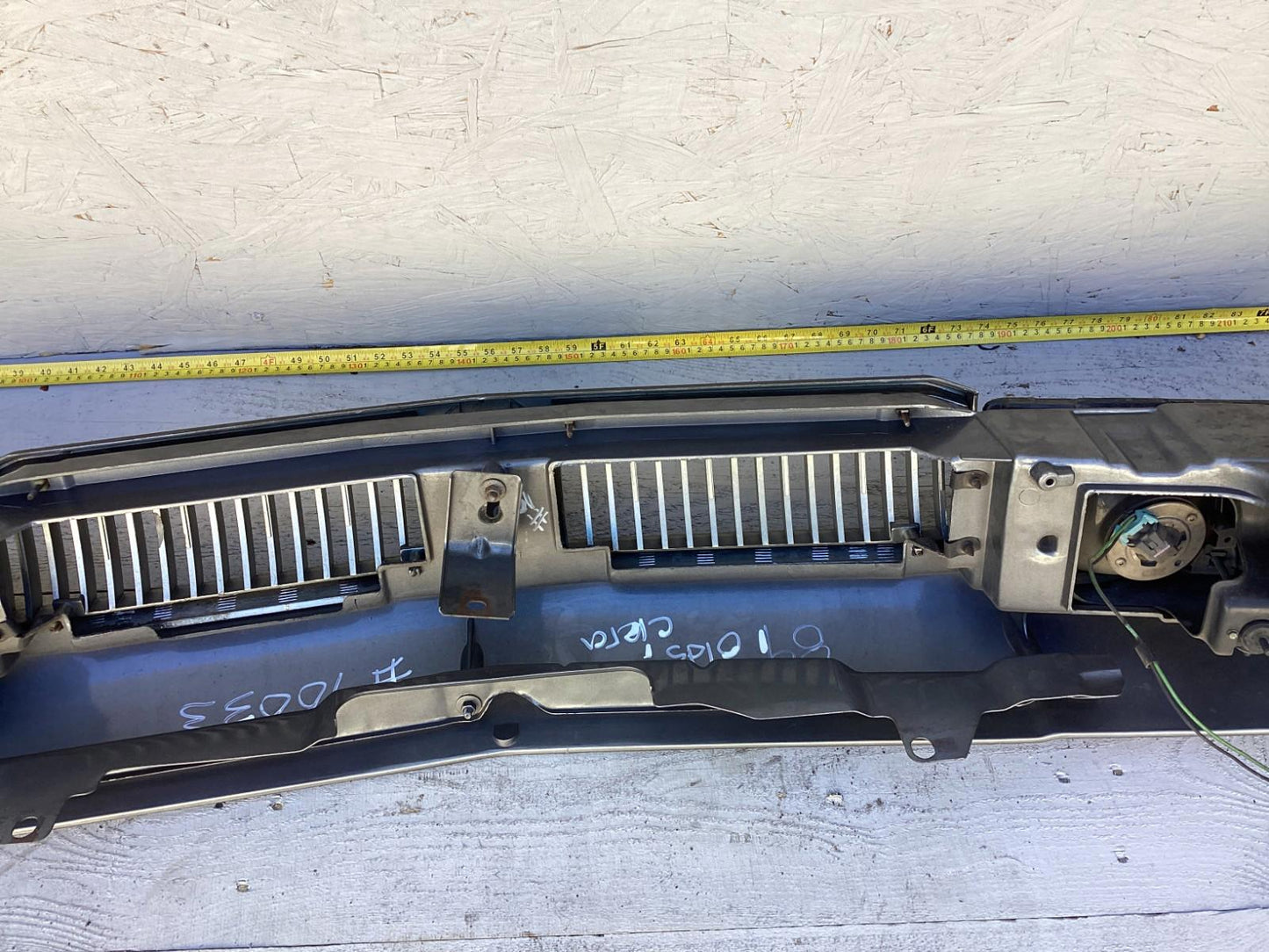 1987-1996 Oldsmobile Cutlass Ciera Front Headlight Header Panel 10068954 OEM