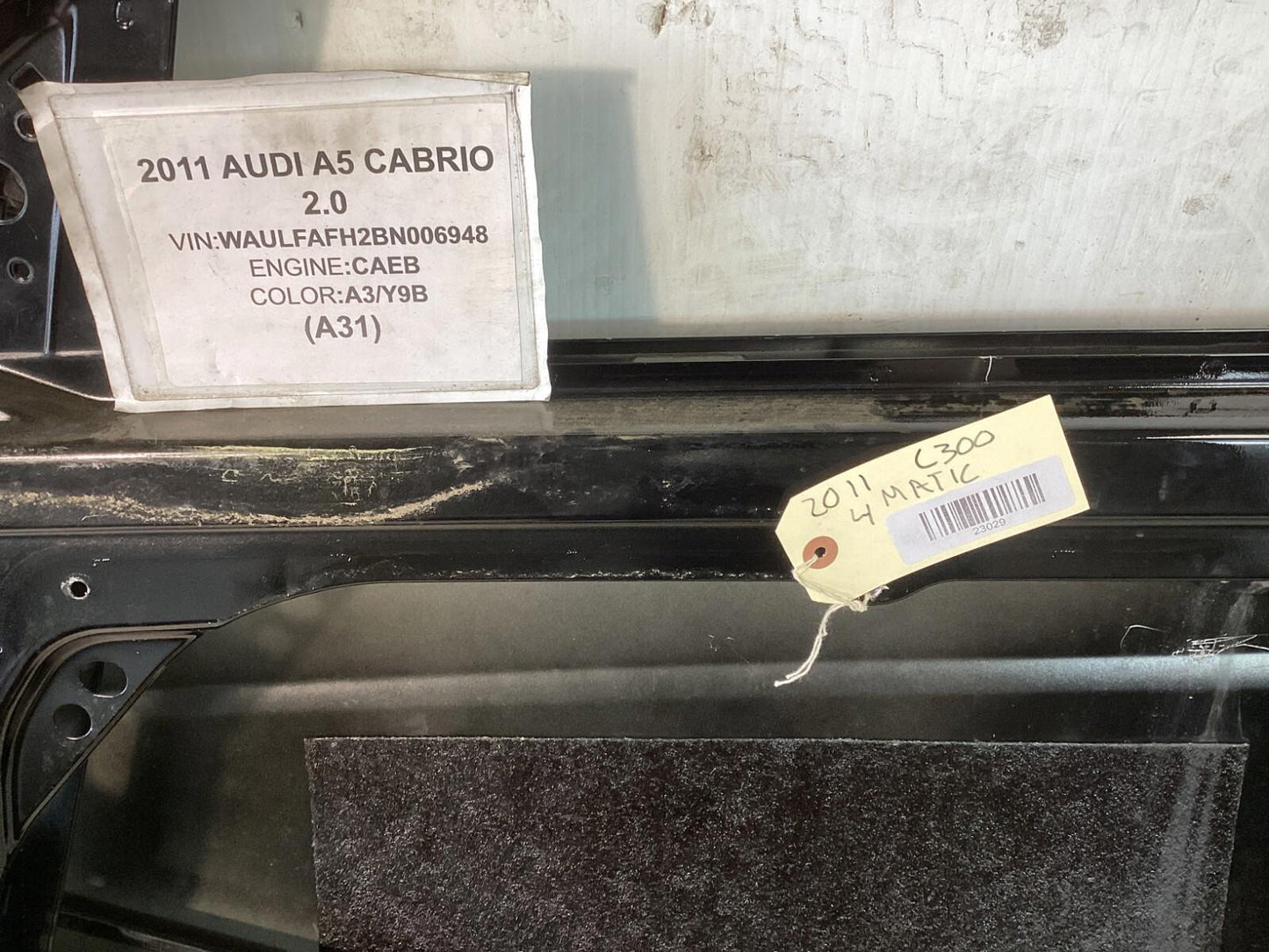 2008-2014 Mercedes-Benz C300 Front Passenger Side Exterior Door Shell OEM
