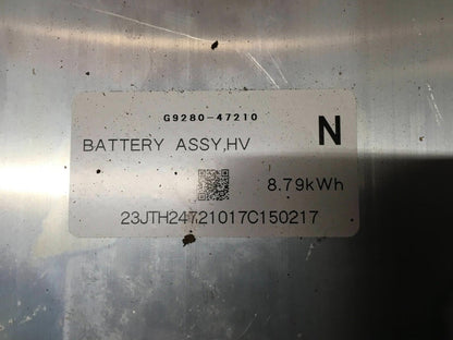 2017 - 2022 Toyota Prius Prime Hybrid Battery G9280-47210 OEM .