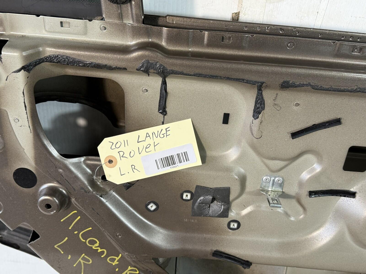 2007-2012 Range Rover Rear Left Driver Door Shell Panel OEM
