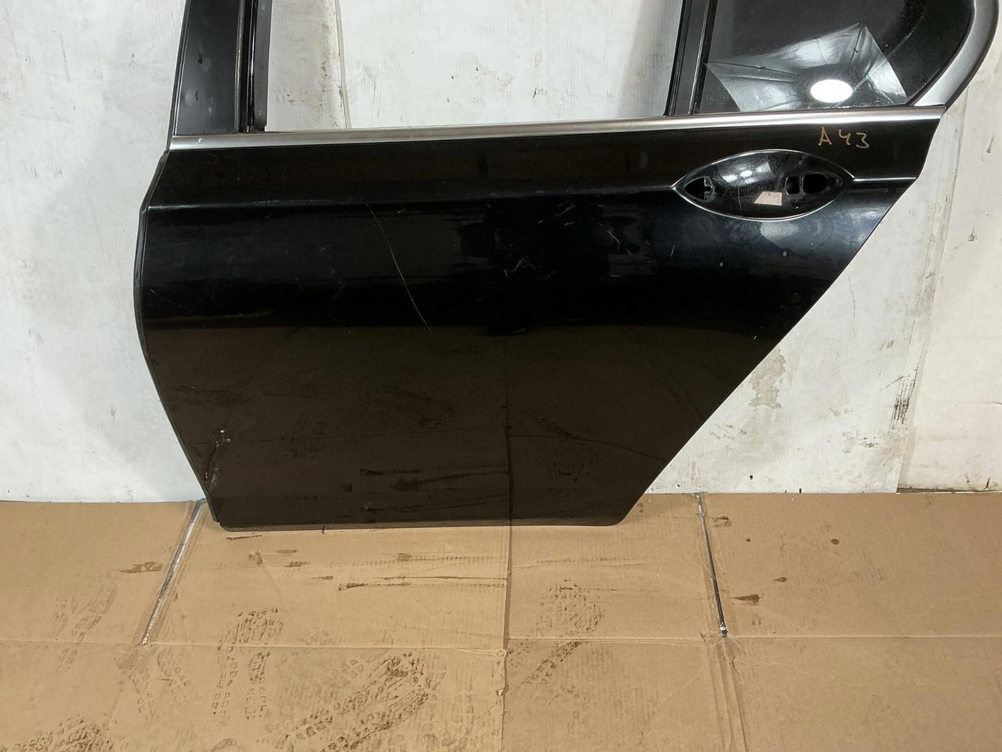 2009 - 2015 BMW 740i F01 Rear Left Driver Side Door Shell Panel OEM.
