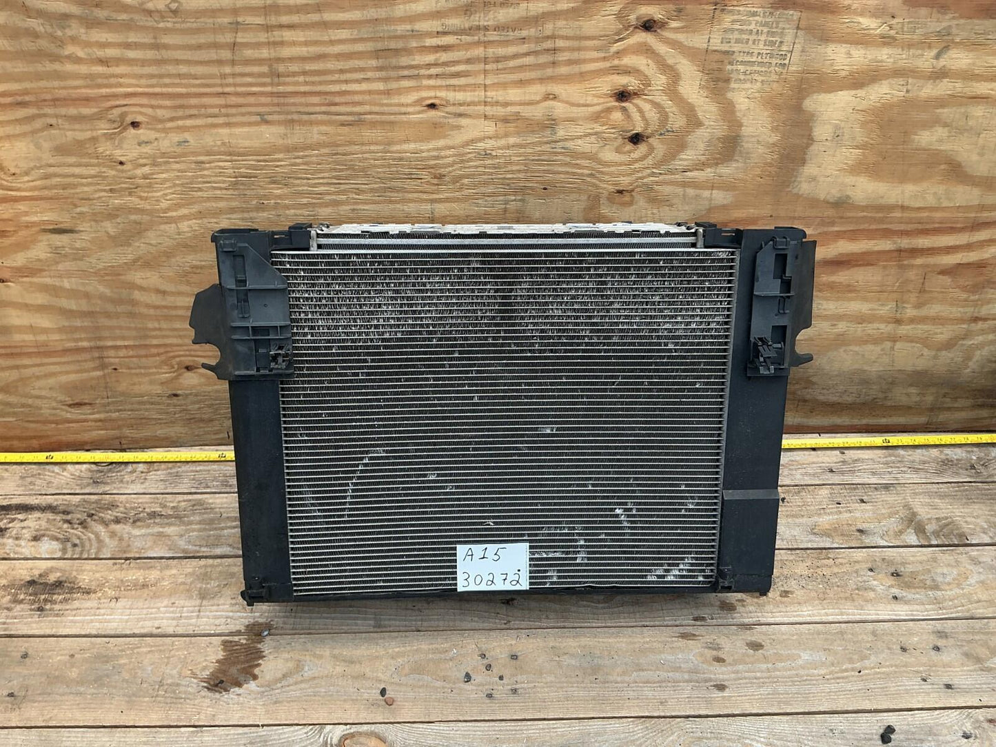 2012 - 2016 BMW 528i Engine Cooling Radiator Fan Shroud Cooler Ac Condenser OEM.