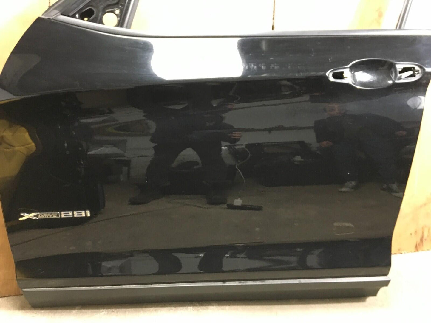 2011-2017 BMW X3 F25 FRONT LEFT DRIVER SIDE DOOR SHELL PANEL BLACK ASSEMBLY OEM.