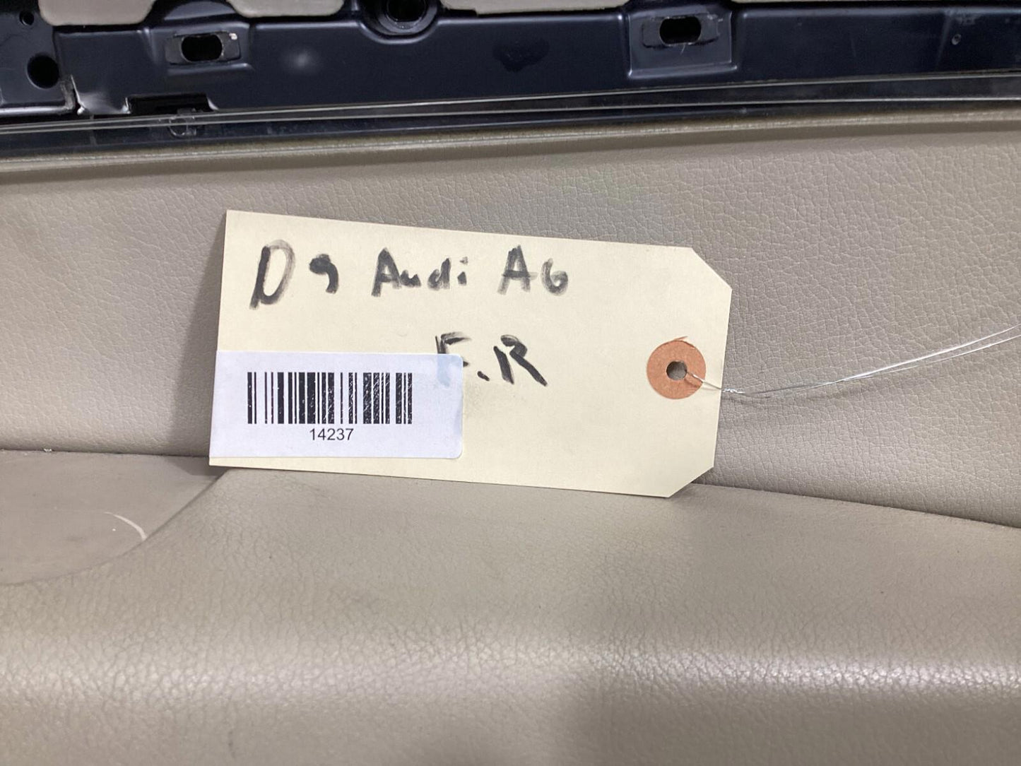 2008-2010 AUDI A6 FRONT RIGHT PASSENGER SIDE COMPLETE DOOR SHELL W/ GLASS OEM .