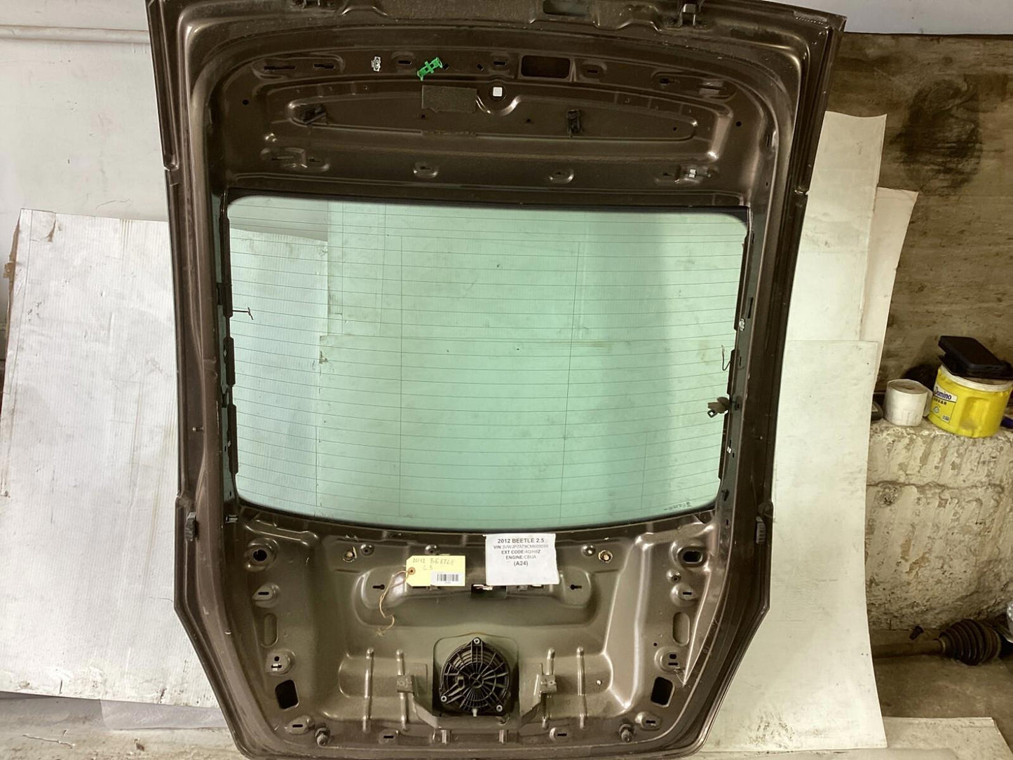 2012-2015 Volkswagen Beetle Hatchback Trunk Lid Deck Tail Gate w/ Window OEM