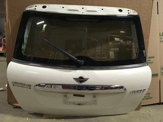 2009-2015 MINI COOPER REAR TRUNK LID LIFTGATE DOOR LID WINDOW GLASS OEM  .