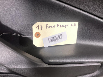 2013 - 2019 FORD ESCAPE REAR RIGHT PASSENGER SIDE COMLETE DOOR W/ DOOR PANEL OEM