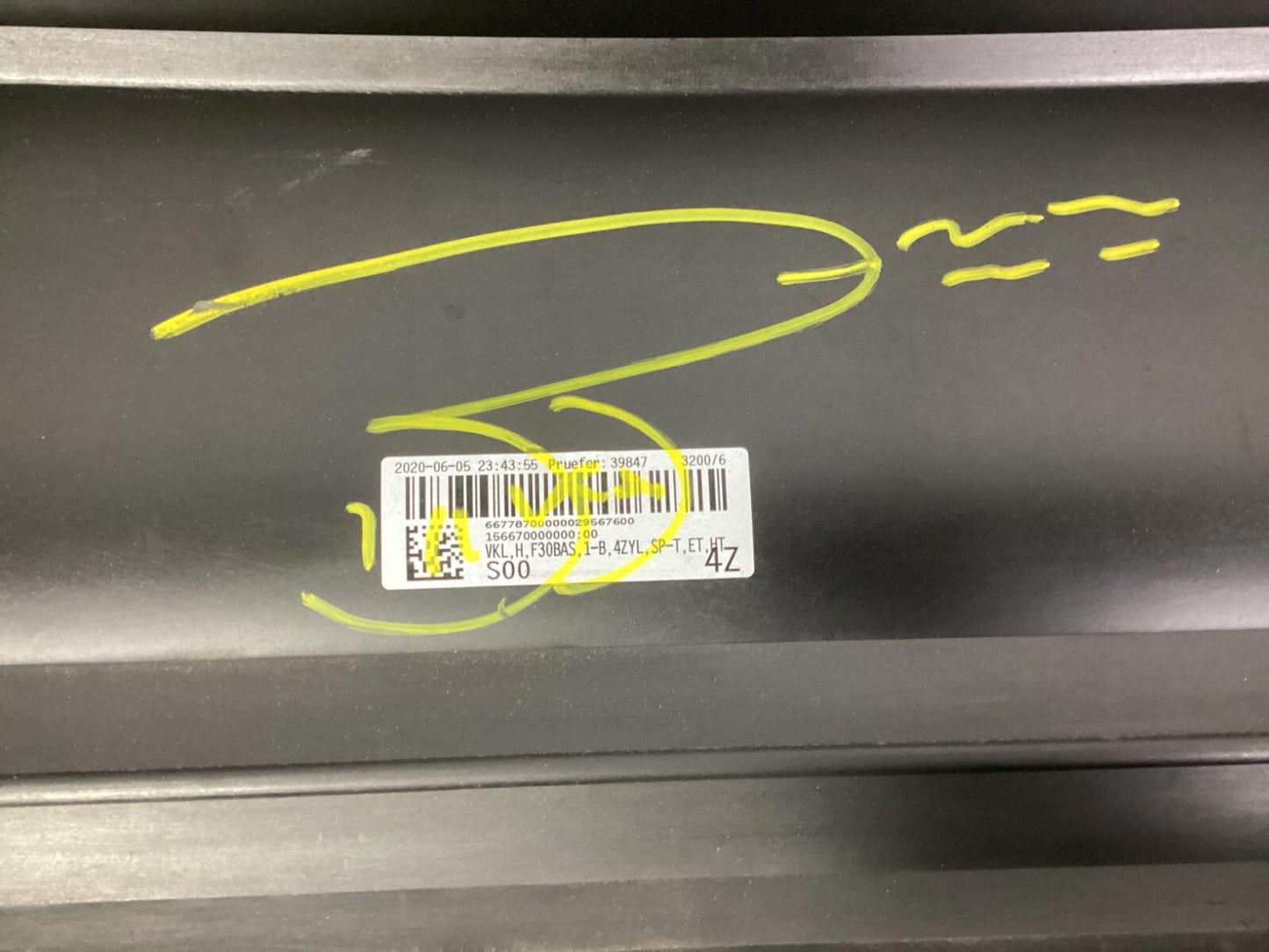 2012 - 2015 BMW F30 320i Xdrive Rear Bumper Panel Cover Assembly OEM