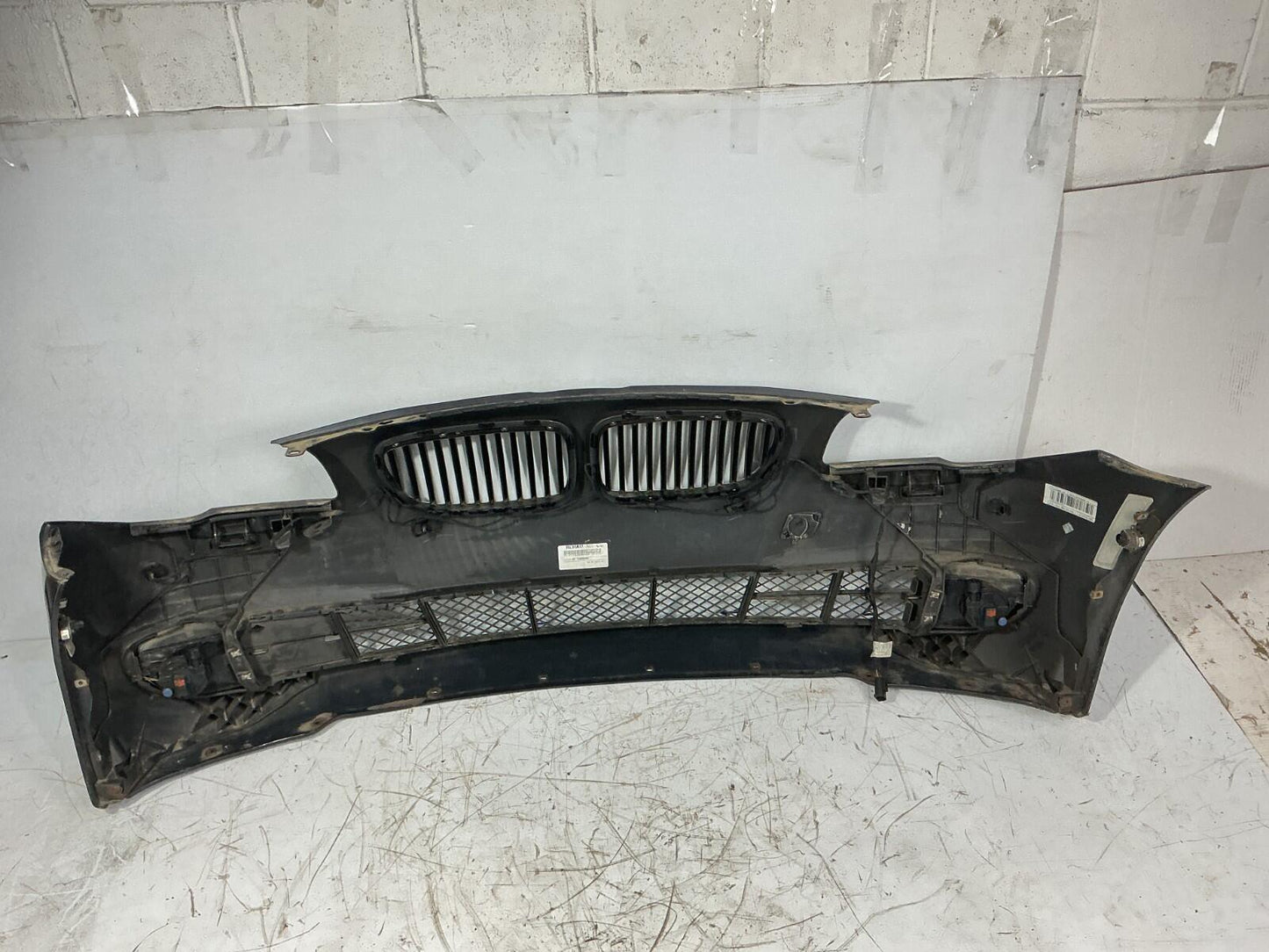 2011-2013 BMW 535i xDrive Front Bumper Cover w/ PDC Sensors & Fog Light OEM.
