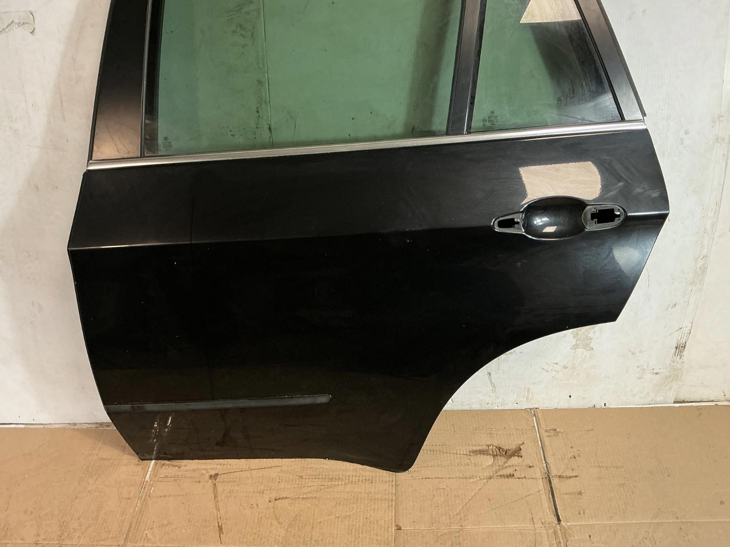 2007 - 2013 BMW X5 xDrive50i Rear Left Driver Side Door Shell Panel OEM.