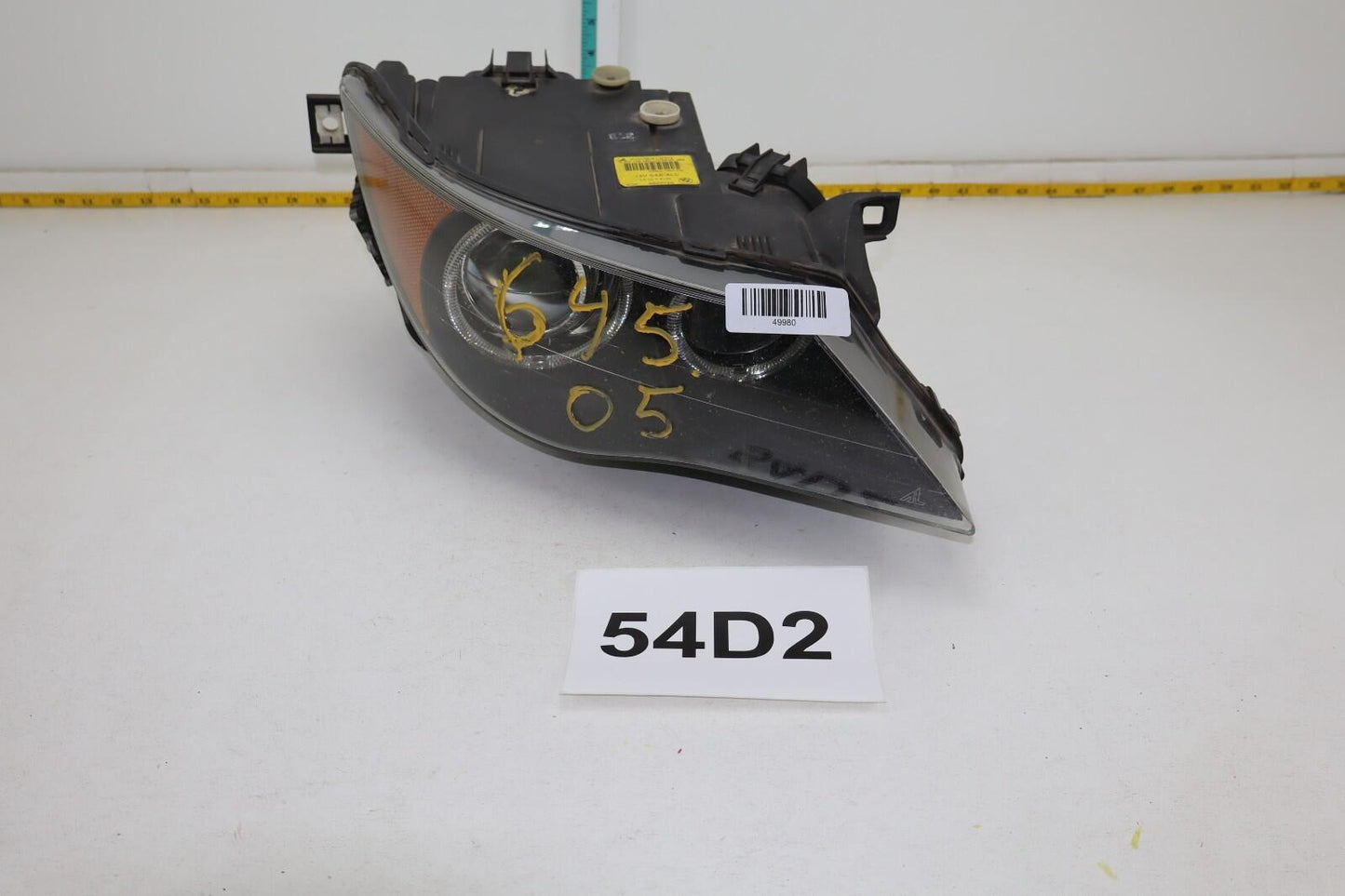 2004-2007 BMW 645ci Right Passenger Adaptive Bi-Xexon Headlight 0302496282 OEM