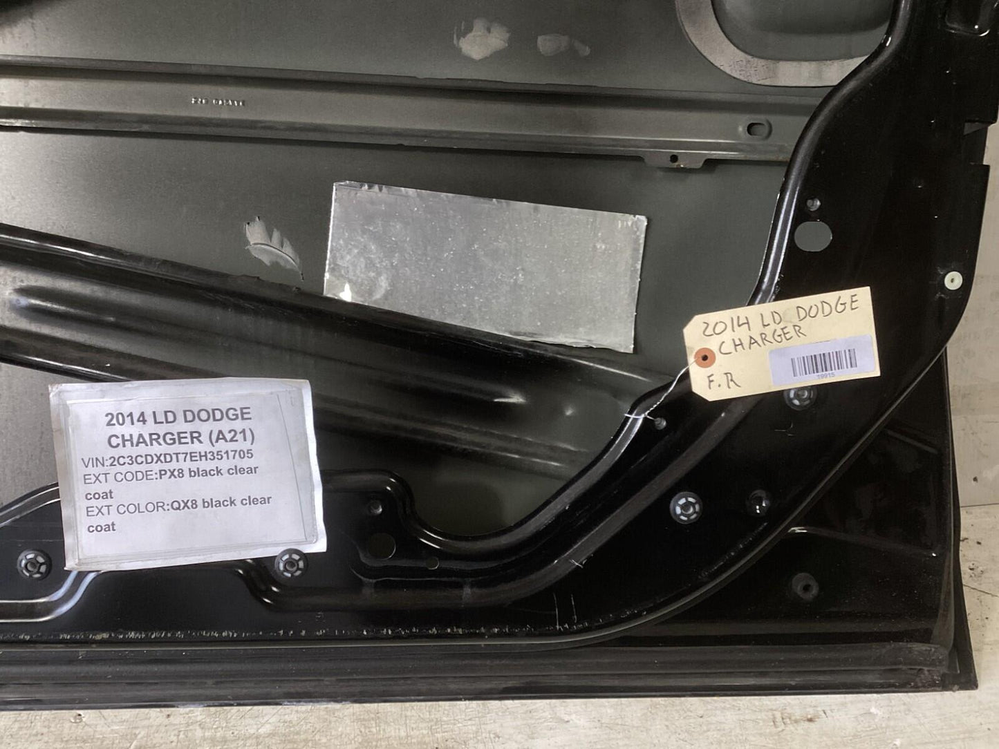 2011-2014 Dodge Charger Passenger Right Front Door Shell OEM