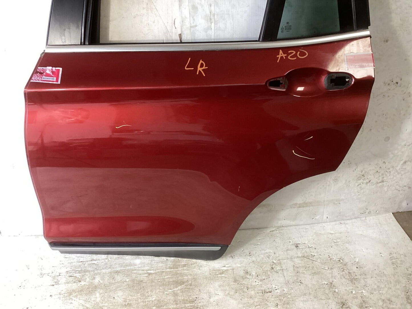 2011-2014 BMW X3 Rear Left Driver Side Door Shell Panel OEM.