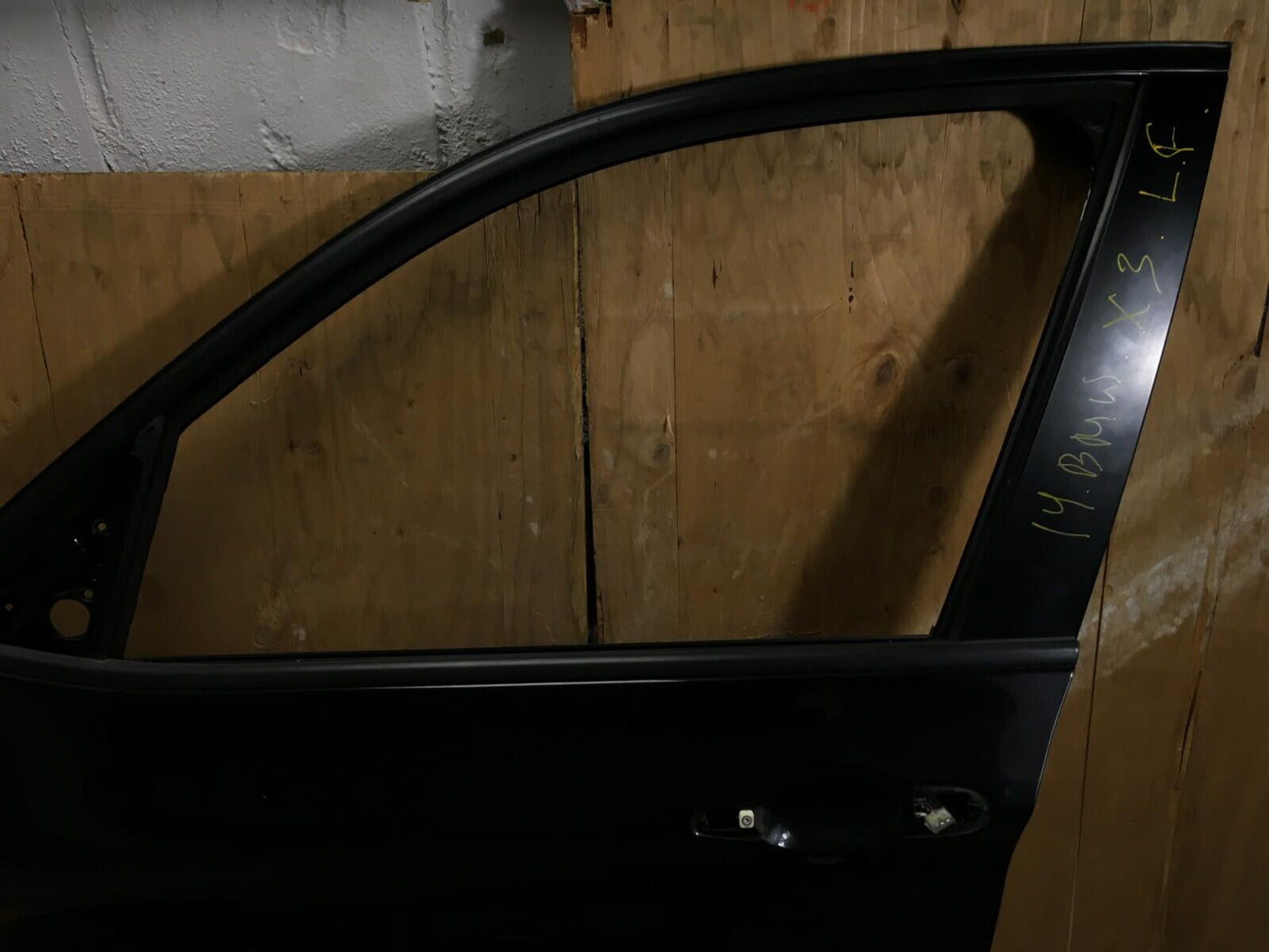 2011-2017 BMW X3 F25 FRONT LEFT DRIVER SIDE DOOR SHELL PANEL BLACK ASSEMBLY OEM.