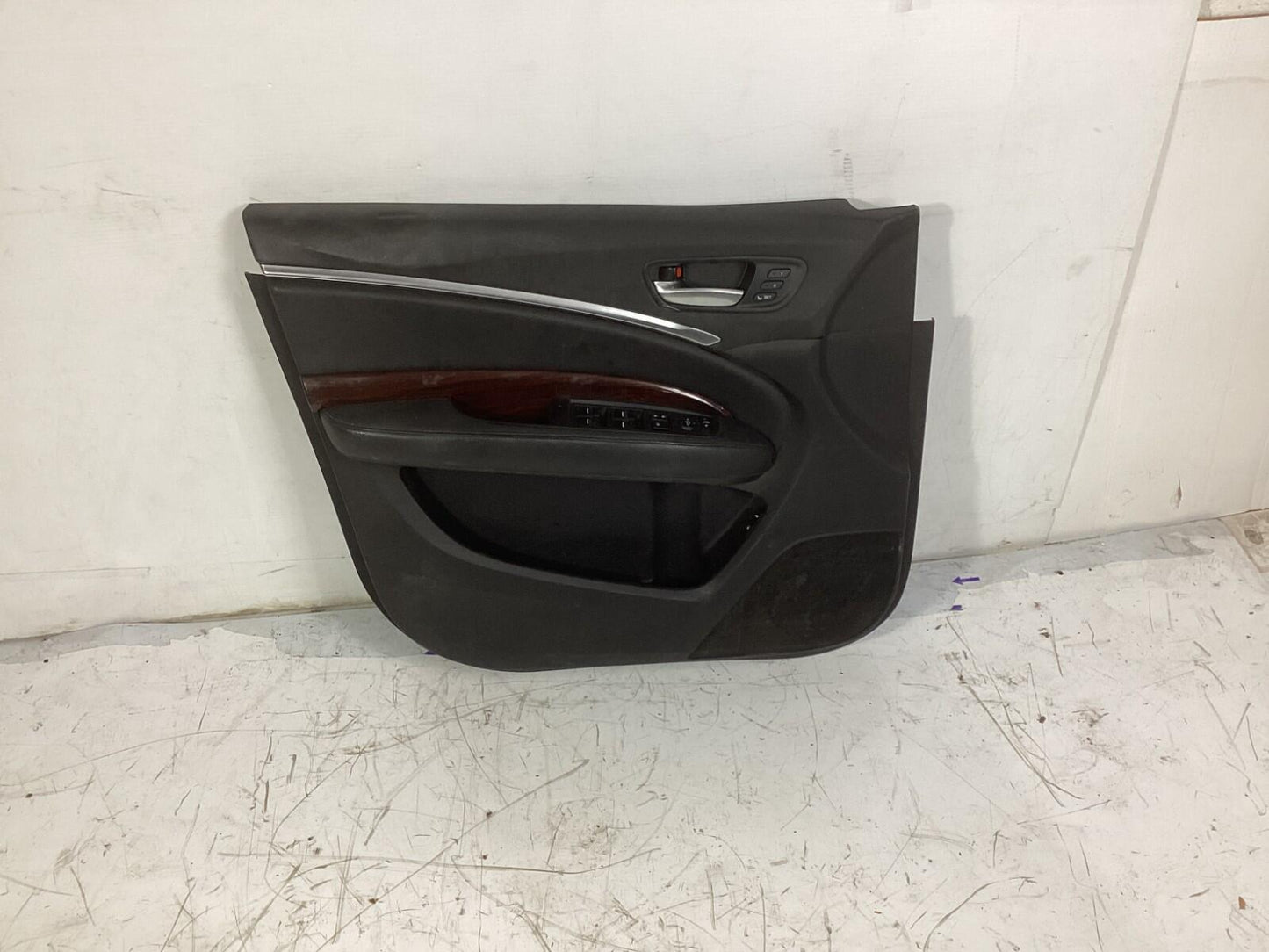 2014 - 2020 Acura MDX Front & Rear Left Side Interior Door Trim Panel OEM.