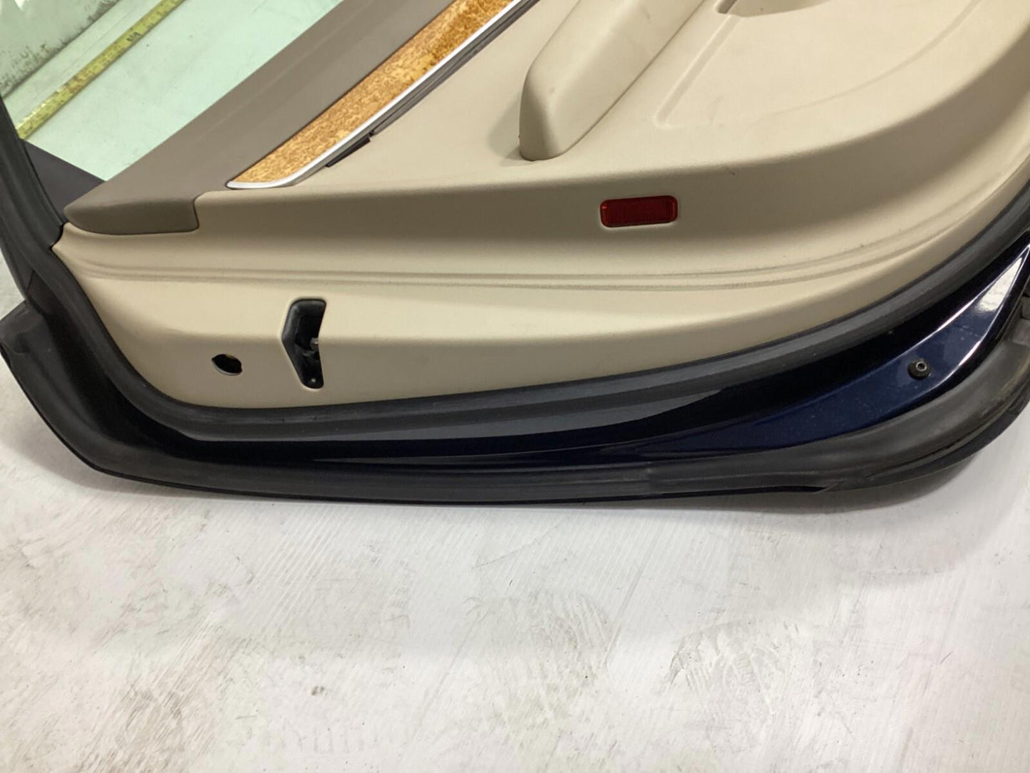 2008-2010 AUDI A6 REAR LEFT DRIVER SIDE COMPLETE DOOR SHELL PANEL W/ GLASS  OEM.