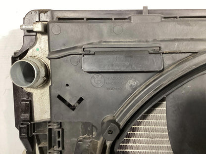 2007-2013 BMW E70 X5 Radiator Condenser Intercooler w & Electric Cooling Fan OEM