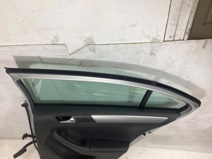 2011 - 2018 Volkswagen Jetta Rear Right Side Door W/ Door Panel & Window OEM .