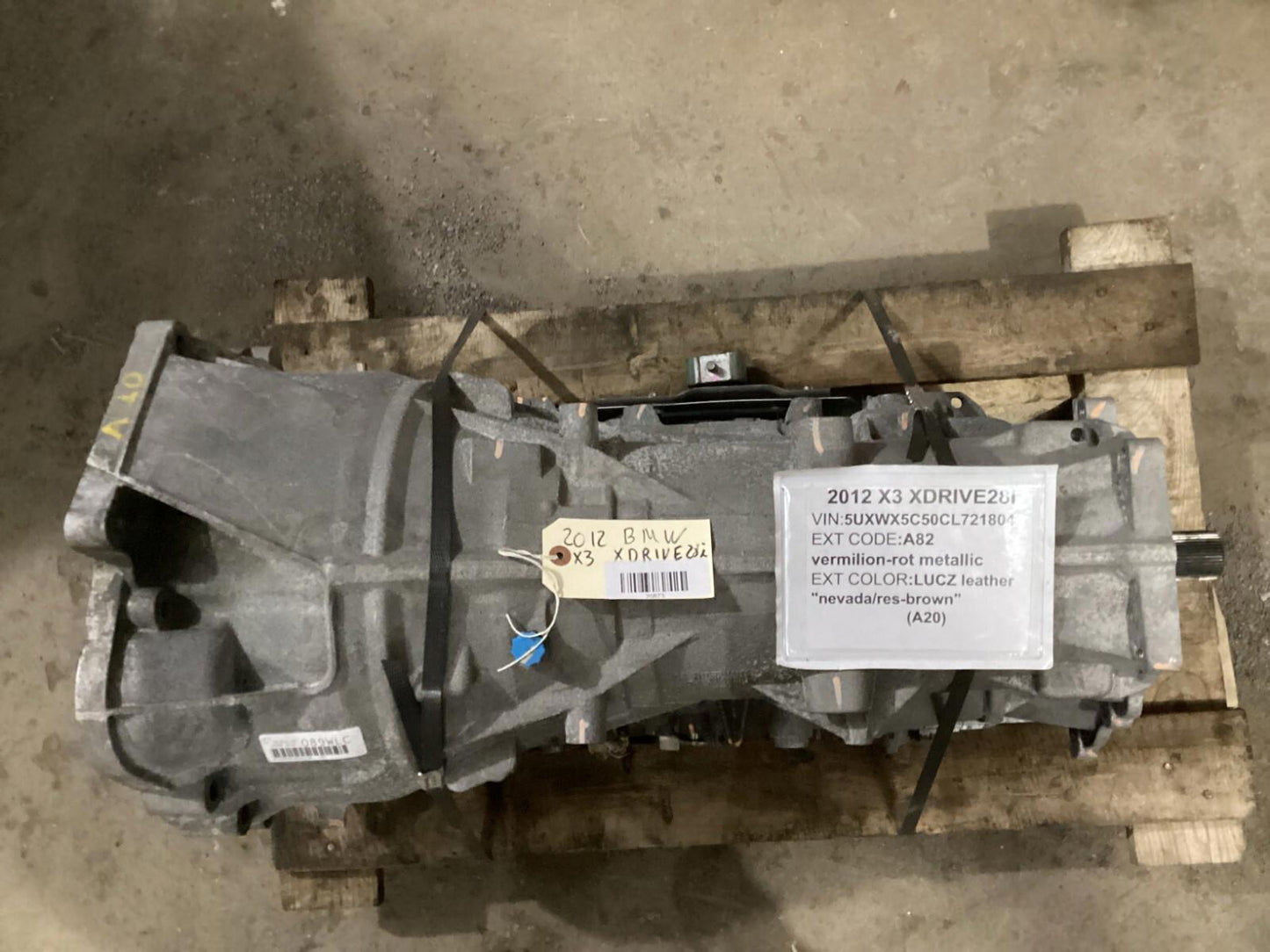 2012 - 2017 BMW X3 F25 Automatic Transmission Gearbox 7636210 OEM.