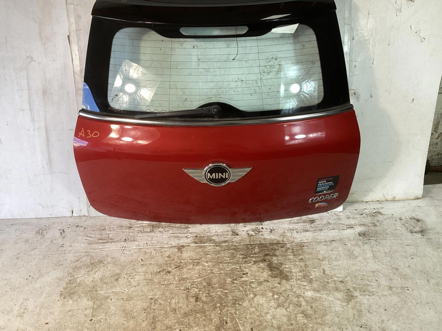 2011-2016 Mini Countryman Tailgate Liftgate Back Door Shell Panel w/ Glass OEM.