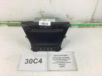 2014-2016 Acura MDX CD AM FM Touch Screen Navigation Media Radio Receiver OEM.