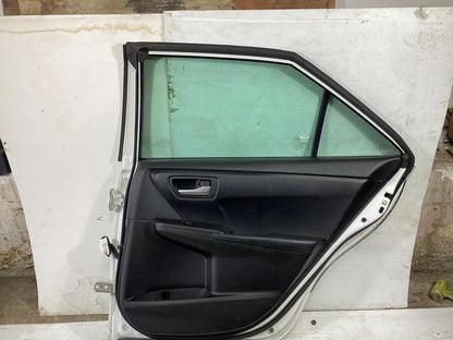 2012-2017 Toyota Camry Rear Passenger Side Complete Door Assembly w/ Glass - OEM