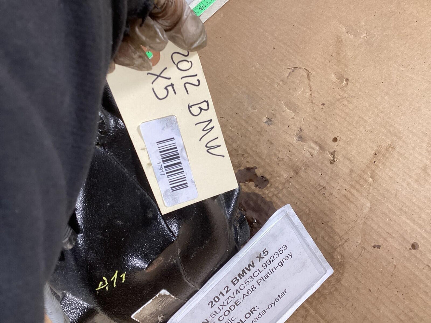 2011 - 2019 BMW X5 E70 Rear Axle Differential Gear Carrier 7564867 OEM .