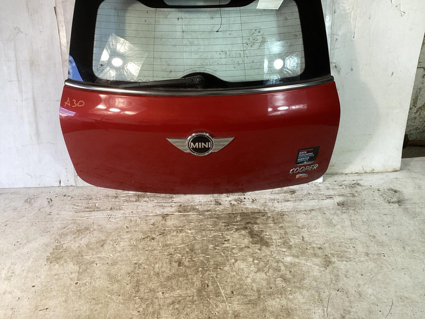 2011-2016 Mini Countryman Tailgate Liftgate Back Door Shell Panel w/ Glass OEM.