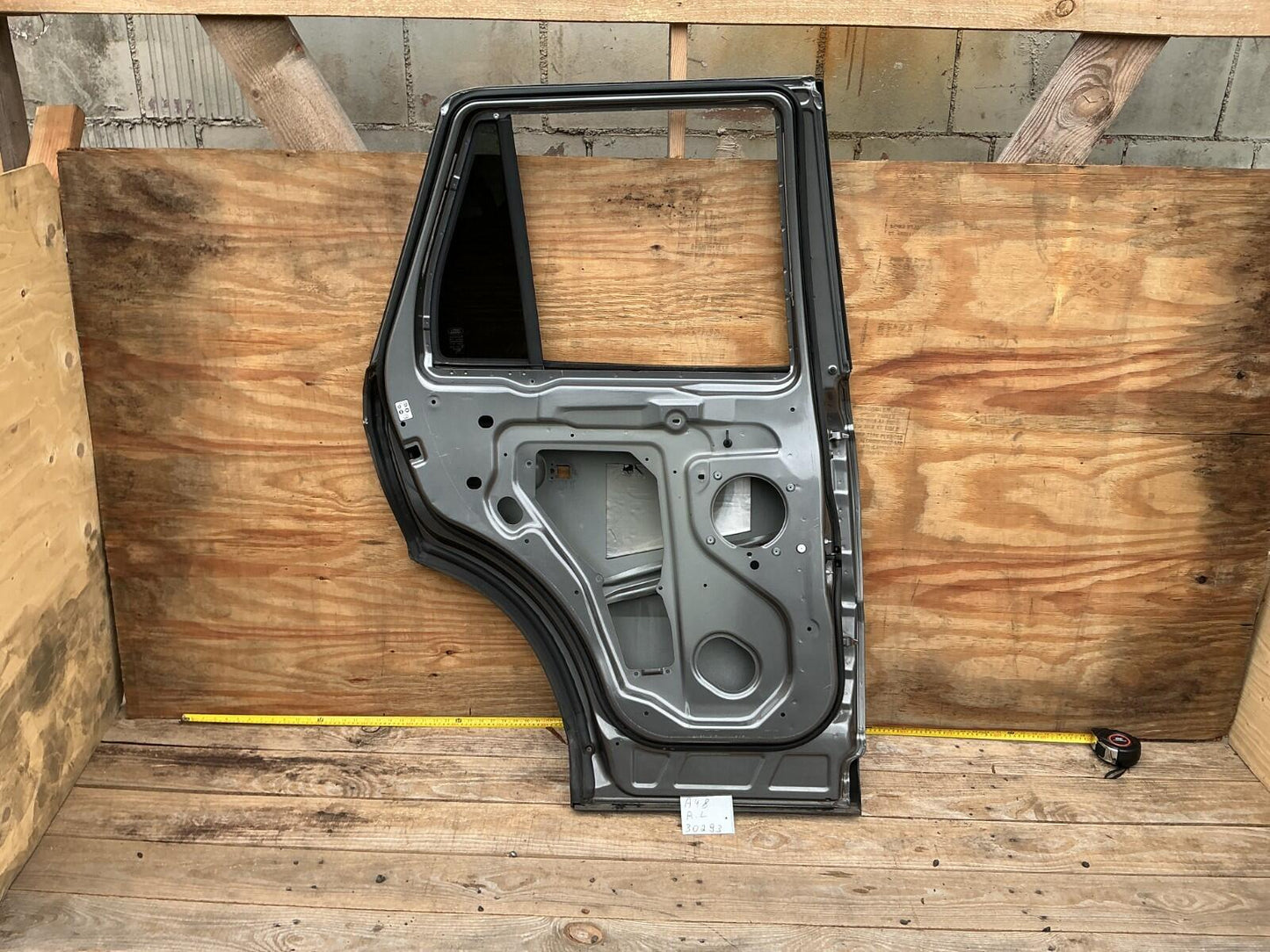 2006 - 2009 Land Rover Range Rover Sport Rear Left Driver Side Door Shell OEM.