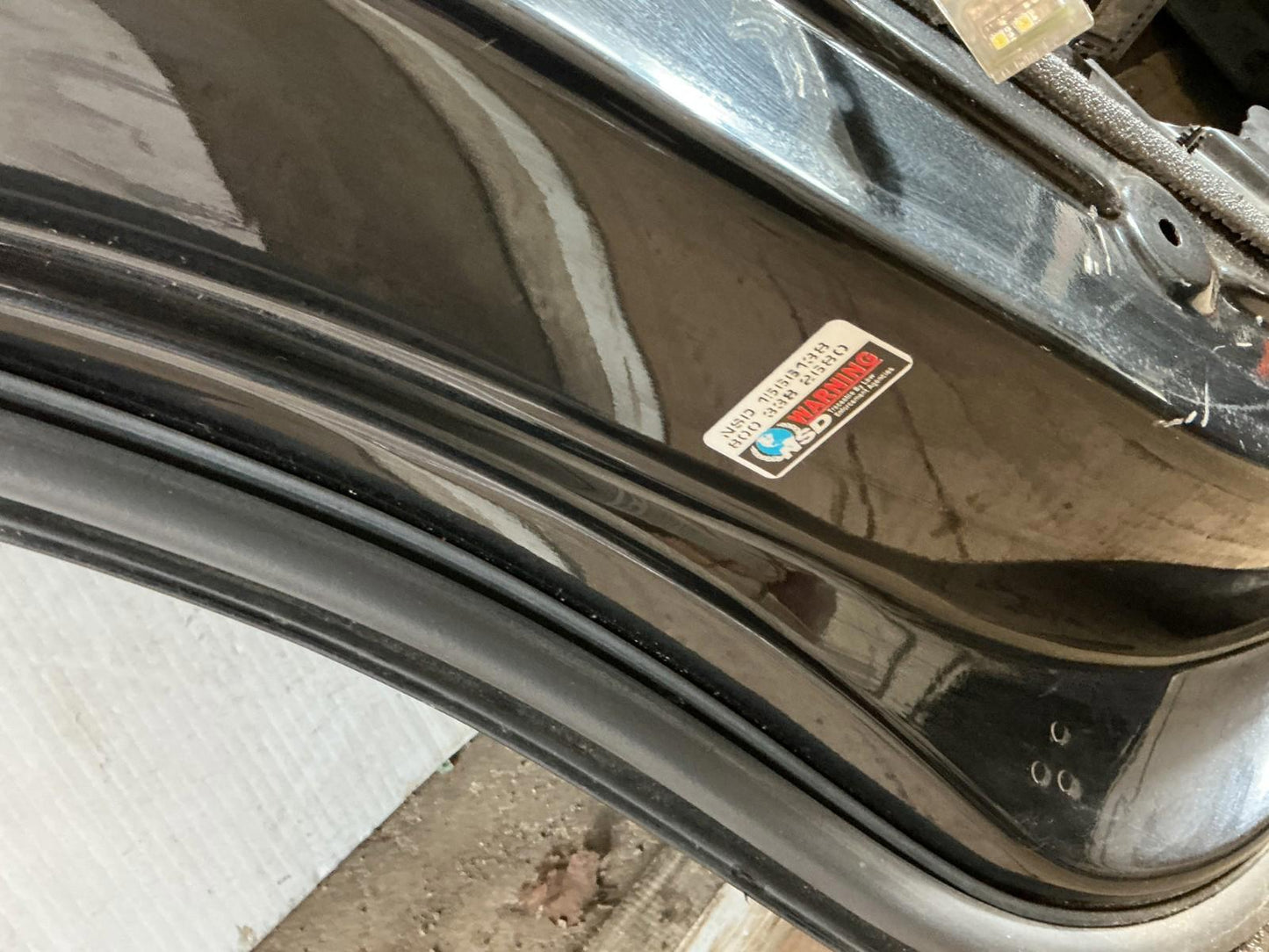 2007 - 2013 BMW X5 xDrive50i Rear Left Driver Side Door Shell Panel OEM.