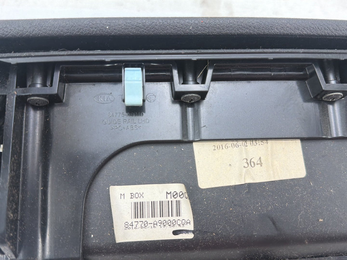 2015-2018 Kia Sedona Right Side Dash Upper Glove Box Storage Compartment OEM