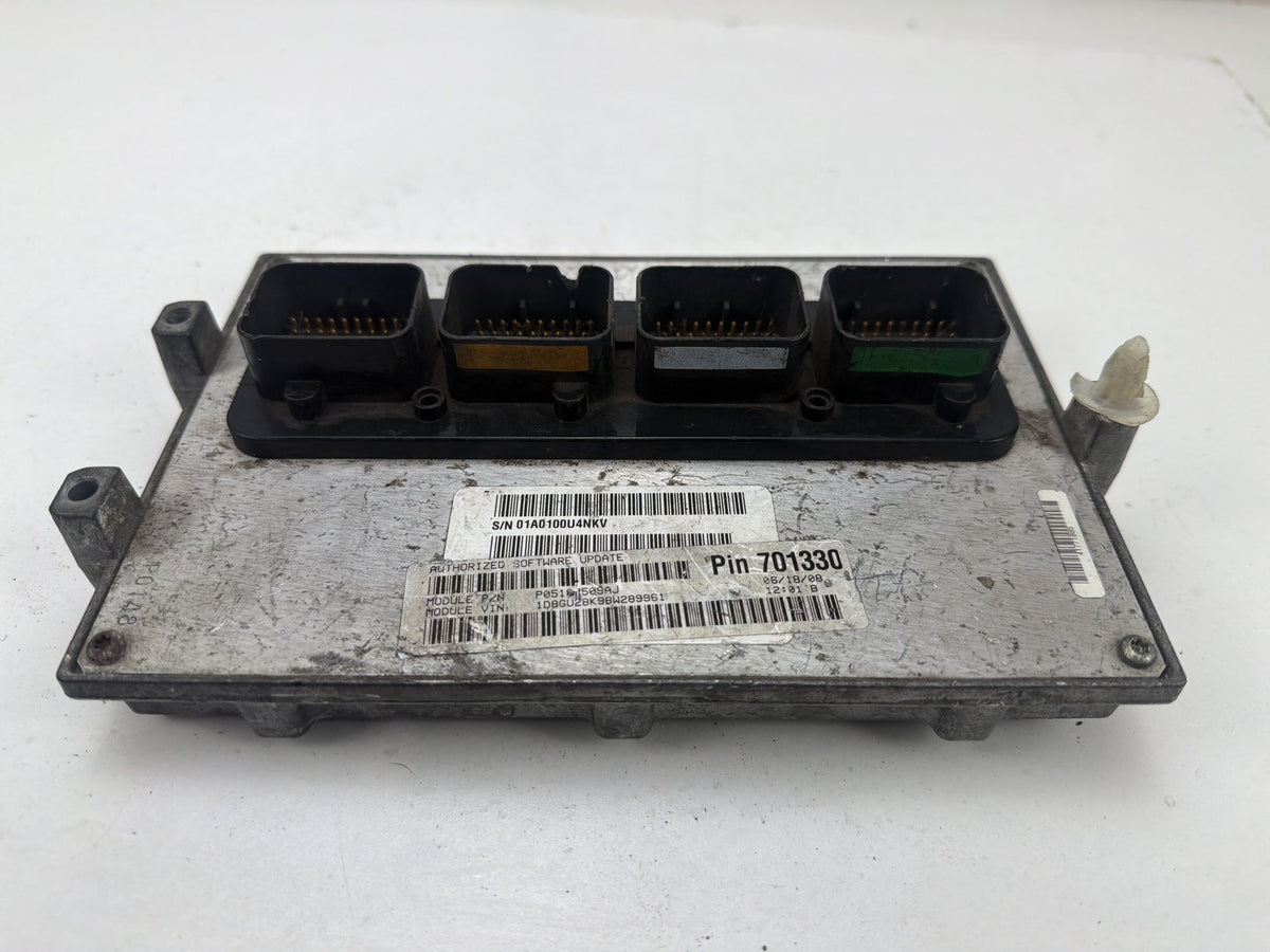2008 Dodge Nitro Powertrain Control Module ECU Engine Computer 05150599AJ OEM