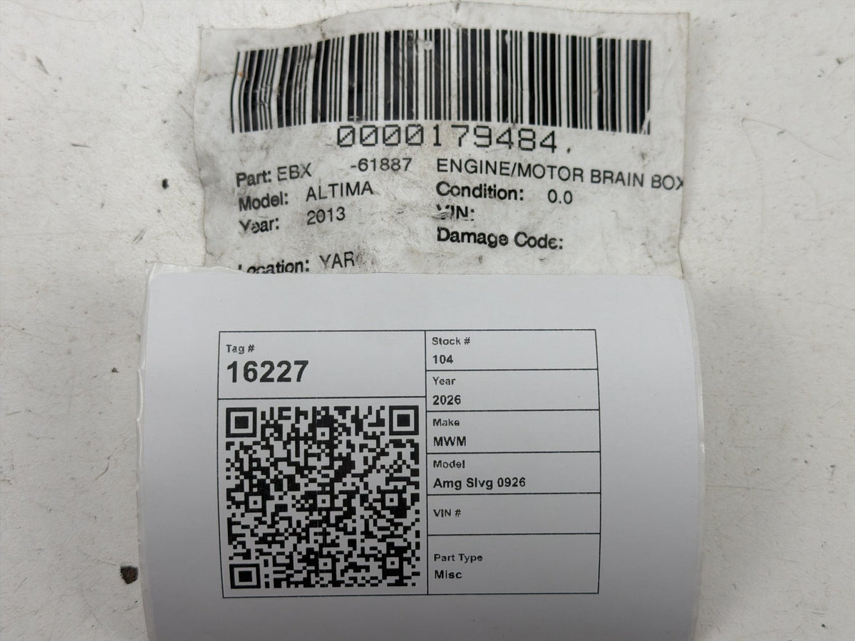 2013-2014 Nissan Altima Engine Computer Control Module Unit ECU MEC300-042 OEM