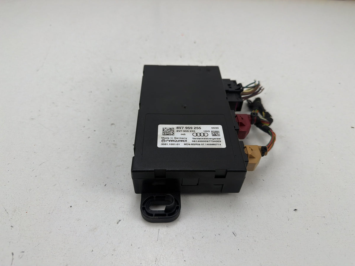 2015-2020 Audi A3 Cabriolet Convertible Soft Top Roof Control Module OEM