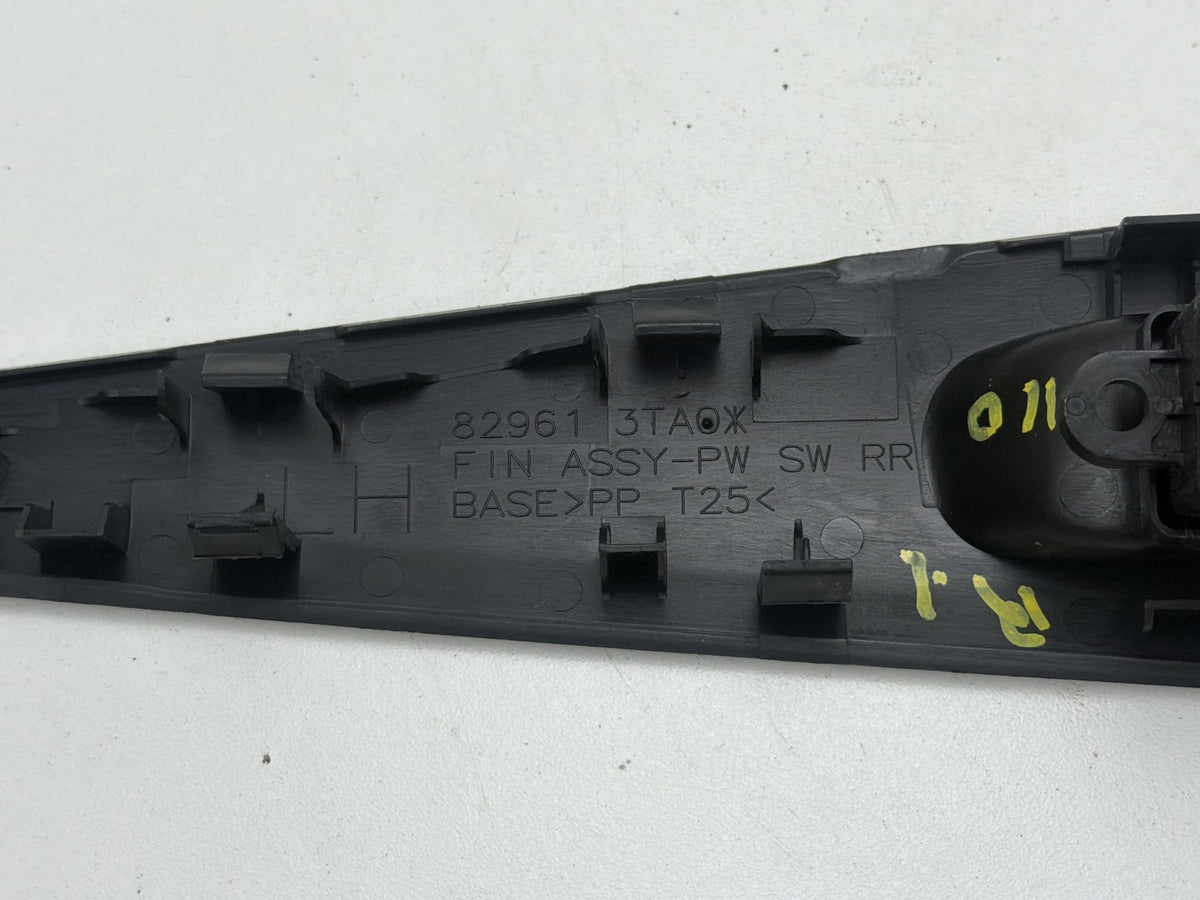 2013-2016 Nissan Altima - Rear Left Driver Window Switch 82961-3TA0X OEM