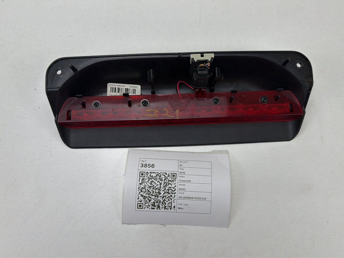 2012-2020 Chevrolet Sonic RS Third Brake Light OEM