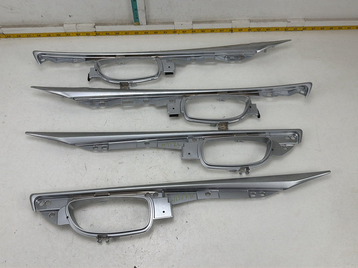 2014-2023 Infiniti Q50 Interior Door Handle Trim Bezel Finishers Set 4PC OEM
