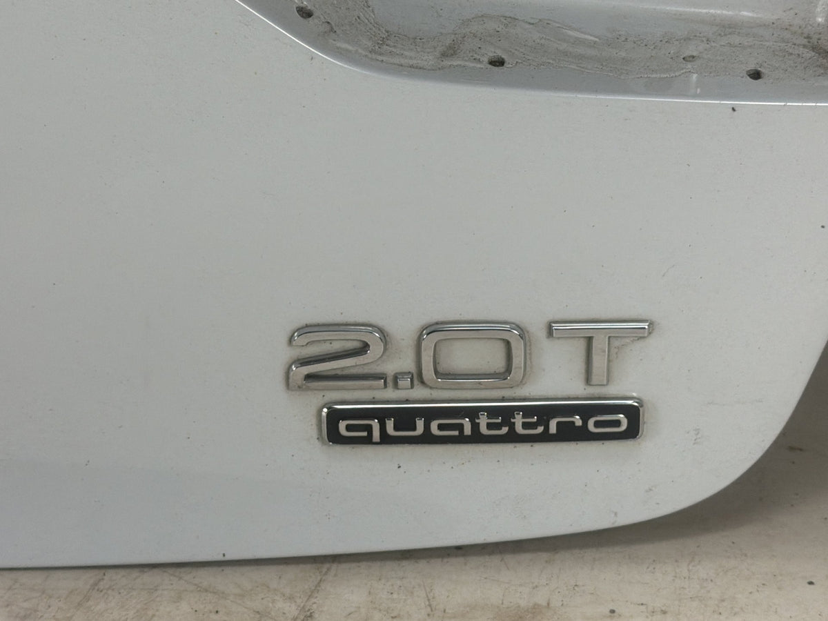 2015-2019 Audi A3 Convertible Rear Trunk Lid Decklid Tailgate Panel White OEM