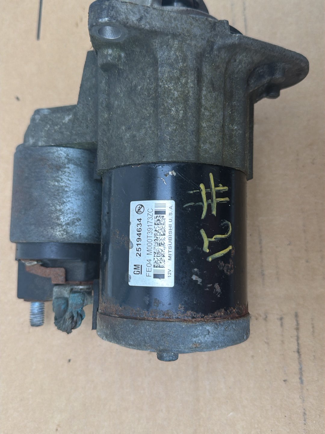 2013-2017 Chevrolet Sonic Starter Motor 25194634 OEM