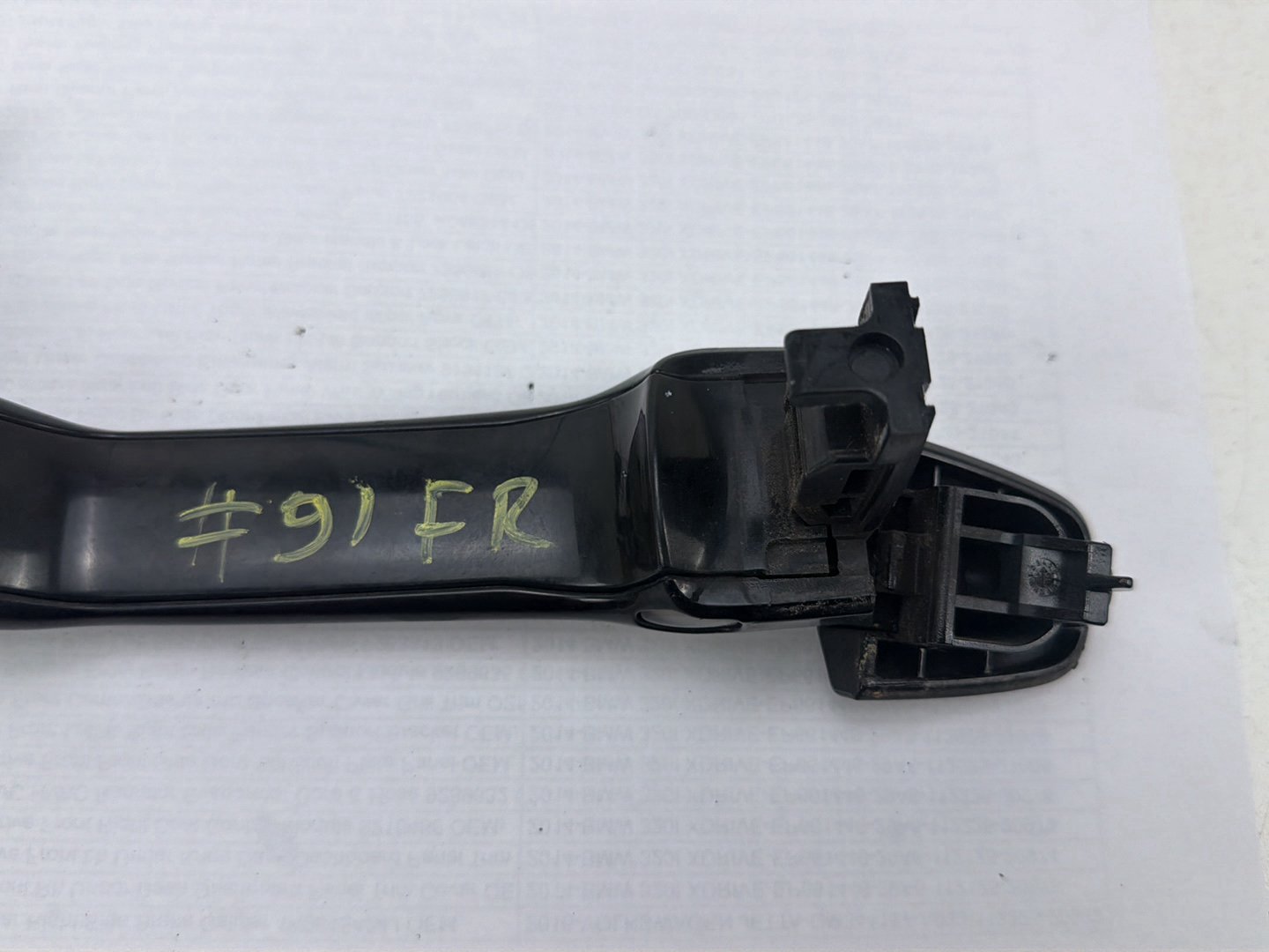 2014-2021 Infiniti Q50 Front Right Passenger Side Exterior Door Handle OEM