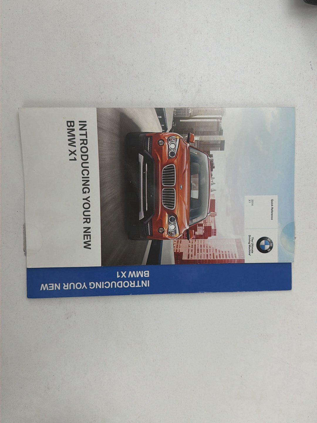2013-2015 BMW X1 E84-Owners Manual With Case OEM